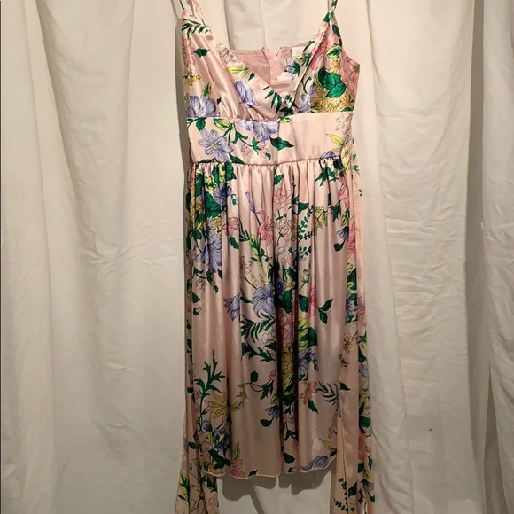 3/20 Charlotte Russe satin floral spaghetti strap